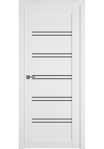 Межкомнатная дверь Emalex 28, со стеклом, цвет Emalex Ice Межкомнатная дверь Emalex 28, со стеклом, цвет Emalex Ice